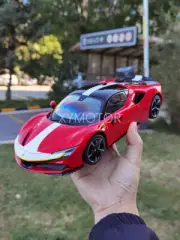 1/18 BBURAGO Ferrari SF90 Stradale Supercar Hardback Diecast Model Car Gift Red