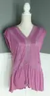 NWT Ann Taylor LOFT Mauve Sleeveless Baby Doll Tunic Top Blouse Size S New