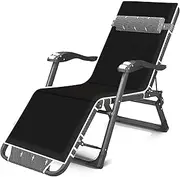 Sun Lounger Patio Folding Beach G Camping Fishing Recliner Chair, Adjustable, Detachable Headrest, Pool/Outdoor Recliner, Supporting 400 kg