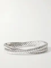 [Roxanne Assoulin] Roxanne Assoulin - Double Cobra Silver-tone Bracelet - One size One size Silver