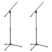 2PK Samson MK-10 Microphone/Mic Boom 63.5cm Tripod Stand Mic Holder/Mount w/Clip
