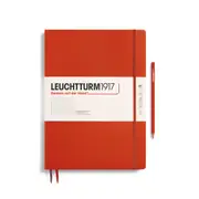 Notebook Hardcover Master Slim, Dotted, 123 Numbered Pages (Fox Red) - A4+