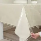 Benson Mills Heavy Duty Clear Plastic Tablecloth 54" x Square,