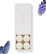 [VAUCLUSE] Musk Scented Tealight Candles 16 Pack - Soy Wax, Warm & Sensual Aroma, Earthy & Sophisticated, Eco-Friendly, Ideal for Creating a Cozy & Enchanting Ambiance