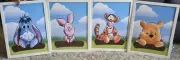Winnie The Pooh Prints Wall Art nursery Children's Prints Framed Tigger Piglet