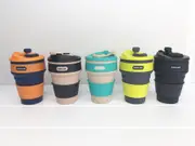Crumple Collapsible Eco Coffee Cup 350ml