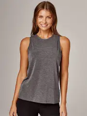 Running Bare Sustainable Activewear. Womens Workout Singlet.