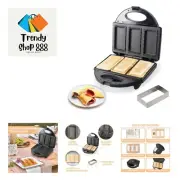 Electric Mini Pocket Pie Maker Machine with Crust Cutter, Pocket Pie Iron Pre...