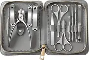 Manicure Set Proffesional Nail Clippers Hand Kit Tools For Travel Gifts Stainless Steel Nail Cutter Nail Trimmer Clipper 12 In 1,12pcs set