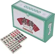 ifundom Mini Mahjong Set Portable Mahjong Tiles for Travel Home Dorm Compact Chinese Game Kit