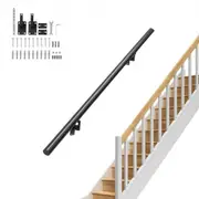 VEVOR Handrail Stair Railing, 152.4CM, Wall Mount Handrails for Indoor Stairs, Thickened Aluminum Alloy Hand Rail with Installation Kit, 200KG Load Ca