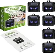 ISOTRONIC Solar animal repellent against wild animals such as raccoons, deer, foxes, wild boars and much more. 6 x effective animal repellent with blue LED light