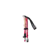 36cm Outdoor Trekking Pole Carbon Ultra-light Telescopic Folding Outer Lock Pole Mountaineering Trekking Pole-Red