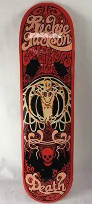 Richie Jackson Pro deck - Death Skateboards 7.75 " - with grip & free shipping