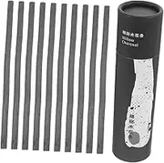 Generic 25pcs Professional Charcoal Drawing Sticks for Artists and Students Blendable and Erasable Willow Charcoal Pencils for Sketching Crafting and Model Building Easy to Smudge and