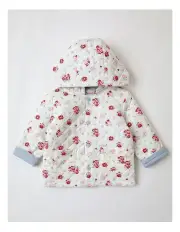 [Sprout] Quilted Jersey Lined Jacket in Bone