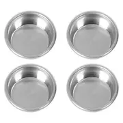 4Pack 54mm Filter Basket for Sage 870/875/878/880 54mm Semi-Automatic Coffee Machine Bottomless Handle Filter silver