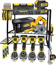 Power Tool Organizer for Tool Storage - Garage Storage Tool Organizer Wall Mount