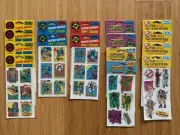 LOT OF 16 Vintage 80's Puffy Stickers - DC Comics, The Real Ghostbusters, TMNT