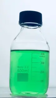 1pc of 500mL Reagent Bottle Clear Borosilicate Glass, Graduated with Screw Cap