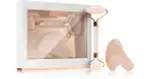 Zoë Ayla Rose Quartz Roller And Gua Sha 2pcs Facial Gift Box Tool
