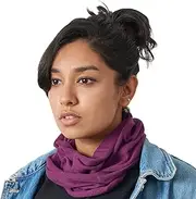 [CHARM] Silk Headband Scarf Neck Gaiter - Womens Chemo Head Wrap Mens Motorcycle Fashion
