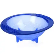 Mastrad Premium Silicone 4.5L Colander / Steam Basket in Blue