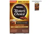 Nescafe Taster's Choice Instant Coffee - French Roast, 20 Single Serve Packets