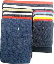 jojofuny 18pcs Denim Repair Patches for Clothing Durable Sewing Applique for Apparel Mending Easy to Use Embroidered Patches for Jackets Sweaters and Jeans