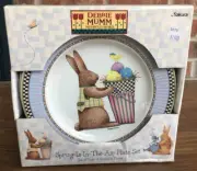 Sakura Debbie Mumm Handpainted Set of 4 8" Plates Spring is in the Air