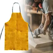 1X Suede Leather Welders Welding Blacksmiths Glaziers Apron Bib 2 Pockets