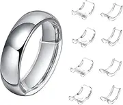 [JDFHFGB] 8 Pcs Ring Size Adjuster, Ring Adjuster, Ring Resizer for Wedding Anniversary Engagement Loose Transparent Size Adjusters,Size Reducer Jewelry Tool Jewelry Accessories