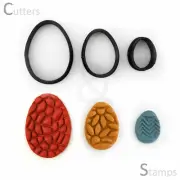 Easter Egg Clay Cutter | Polymer Clay Cutter |