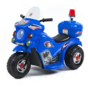 Indoor/Outdoor Blue 3 wheel Electric Ride On Motorcycle Motor Trike Kid/Toddler