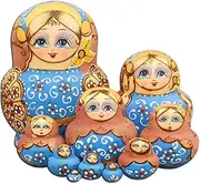 Matryoshka Russian Children's Nesting Dolls 10 Piece Set-Wooden Matryoshka Stacking Toys Christmas Halloween Gifts The Perfect Blessing Gift