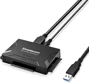 Simplecom SA492 USB 3.0 to 2.5", 3.5", 5.25" SATA IDE Adapter with Power Supply