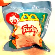 VINTAGE 1998 McDONALD'S HAPPY MEAL TOY FURBY #1 SEALED IN ORIGINAL BAG