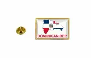 pins pin's flag national badge map hat country dominican republic