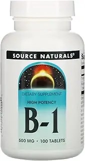 Source Naturals B-1 High Potency 500 mg 100 Tablets