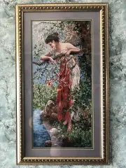 Beautiful Cross Stitch, frame