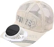 [Generic] Hat with Solar Powered Fan - Cooling Hats for Men, Solar Powered/USB Charging Sunscreen Hat | Solar Powered Cooling Fan hat, Sun Protection for Fishing, Cool Your Face in Hot Sun Summer