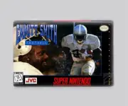 EMMITT SMITH FOOTBALL / SNES - 2"x3" FRIDGE MAGNET (retro super nintendo