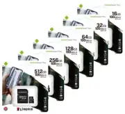 Kingston Canvas Select Plus microSDHC 32GB 64GB 128GB 256GB 512GB microSDXC SD
