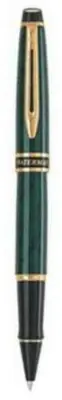 Waterman Expert II Rollerball Pen Prussian Green & Gold Trim New In Box