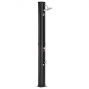 VEVOR Outdoor Solar Heated Shower, 35L Poolside Shower Kit with Shower Head and Foot Shower Tap, Double Buckle Fast Assembly W/ Pre-Drilled Holes for