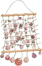 Amosfun Mediterranean Shell Wall Hanging Ornaments Medium Decorative Curtain Pendants for Bedroom and Nursery for Creating Sea Inspired Atmosphere