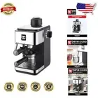 Automatic 4-Cup Espresso Maker in Stylish Red - Perfect for Lattes & Cappuccinos