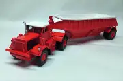 Resin 1/50 KW Dart 50 BDT / Bottom Trailer - RED COLOUR -Ready Made Resin Model