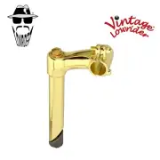 VINTAGE LOWRIDER STEEL STEM (SIZE 22.2MM) W/ 2 BOLT KP-3 GOLD.