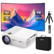 Projector with WiFi and Bluetooth, Native 1080P Full HD, Portable Movie Proje...